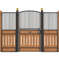 Horse Stable with golden ball